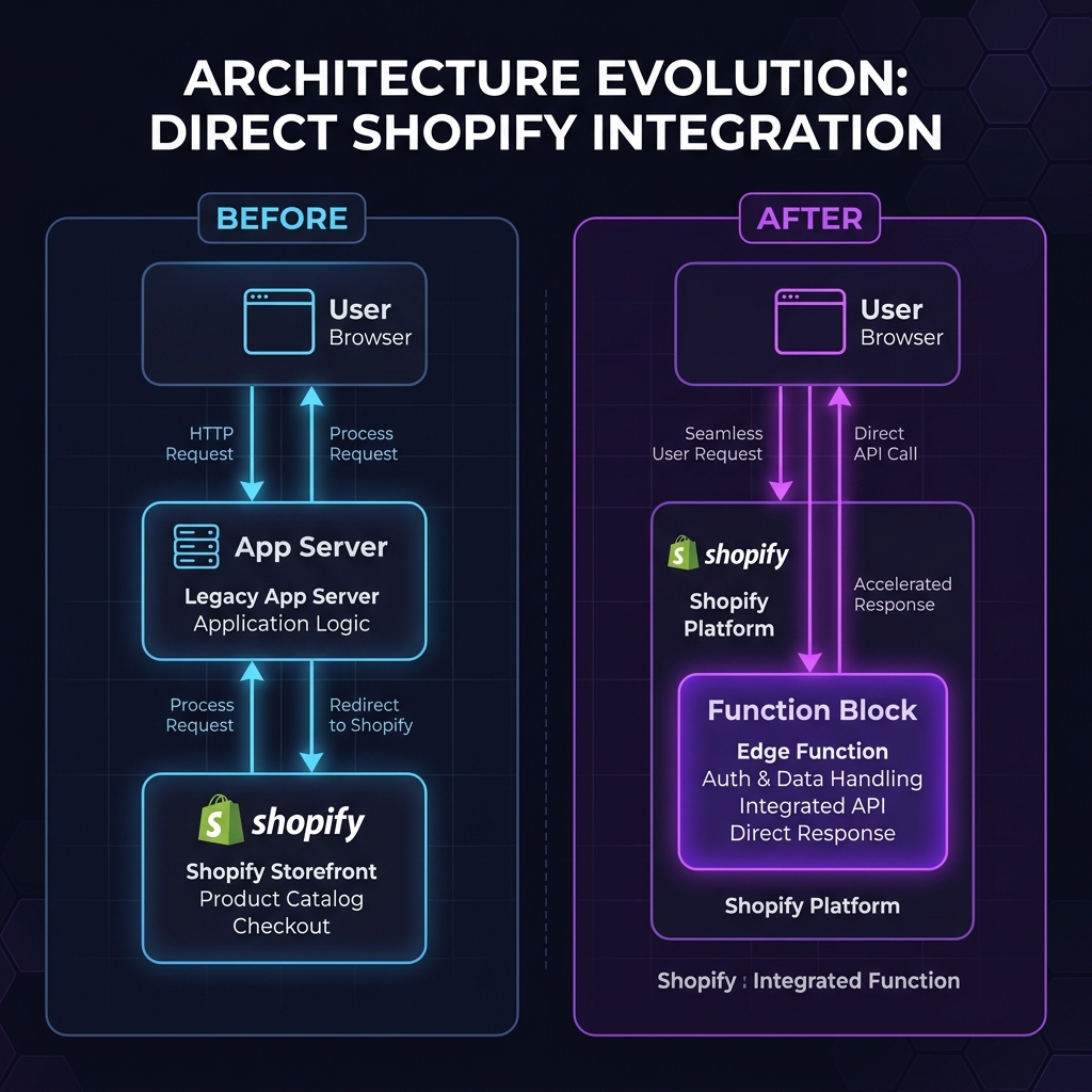 Shopify Functions Architecture: Before vs After